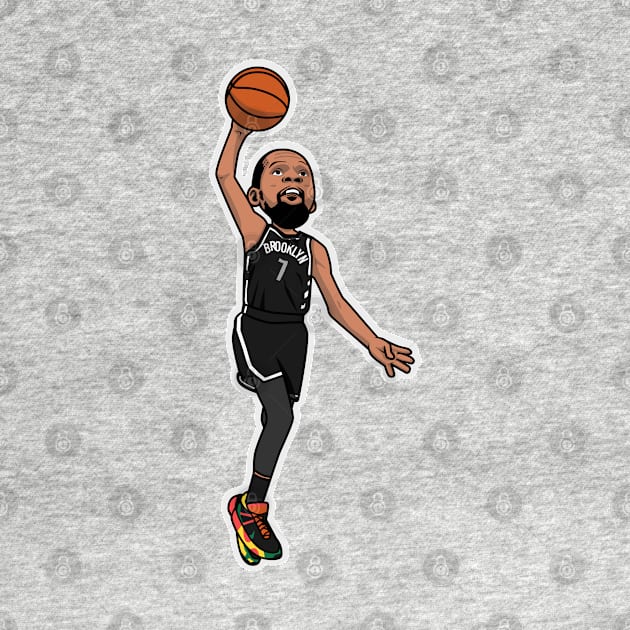 Kevin Durant Cartoon Style by ray1007